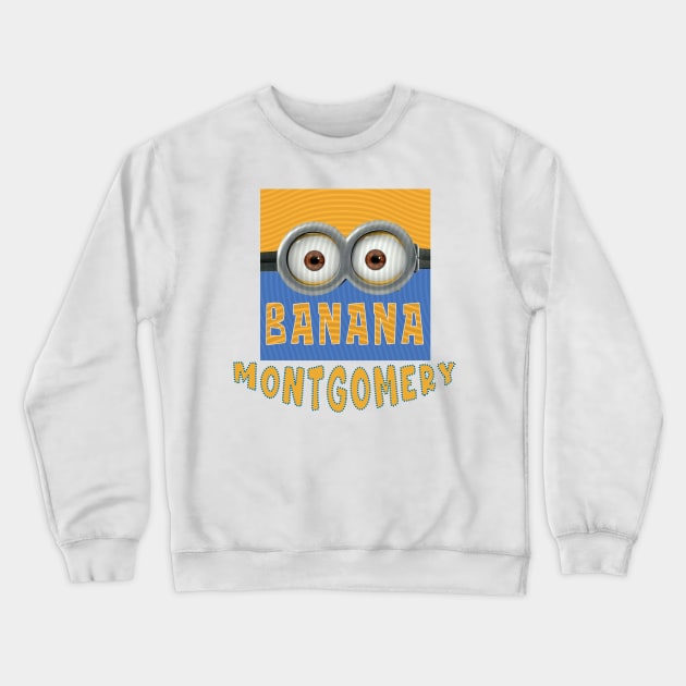 DESPICABLE MINION AMERICA MONTGOMERY Crewneck Sweatshirt by LuckYA